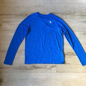 Abercrombie Kids Icon Long Sleeve Blue Shirt